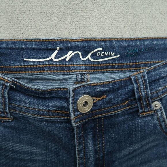 International Concepts Jeans Women's Size 8 Blue Low-Rise Skinny 30" Inseam - Picture 11 of 14